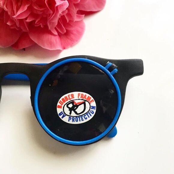 DEADSTOCK 1980’s 80s Vintage Flip Round Sunglasses main image 3